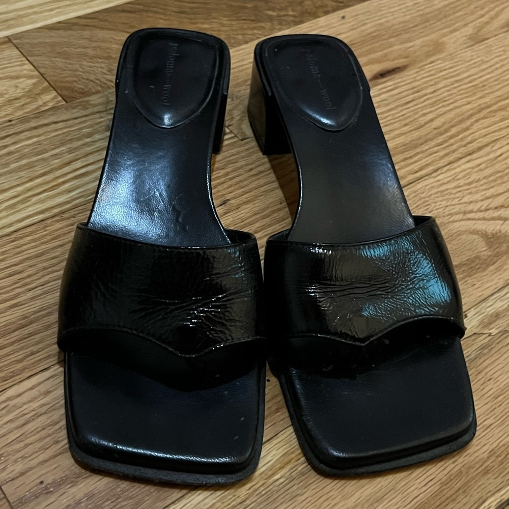 Paloma Wool black ‘Jacoba’ leather sandals